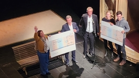 Villa Zomernest en Hartenkamp ontvangen elk een cheque van 3000€